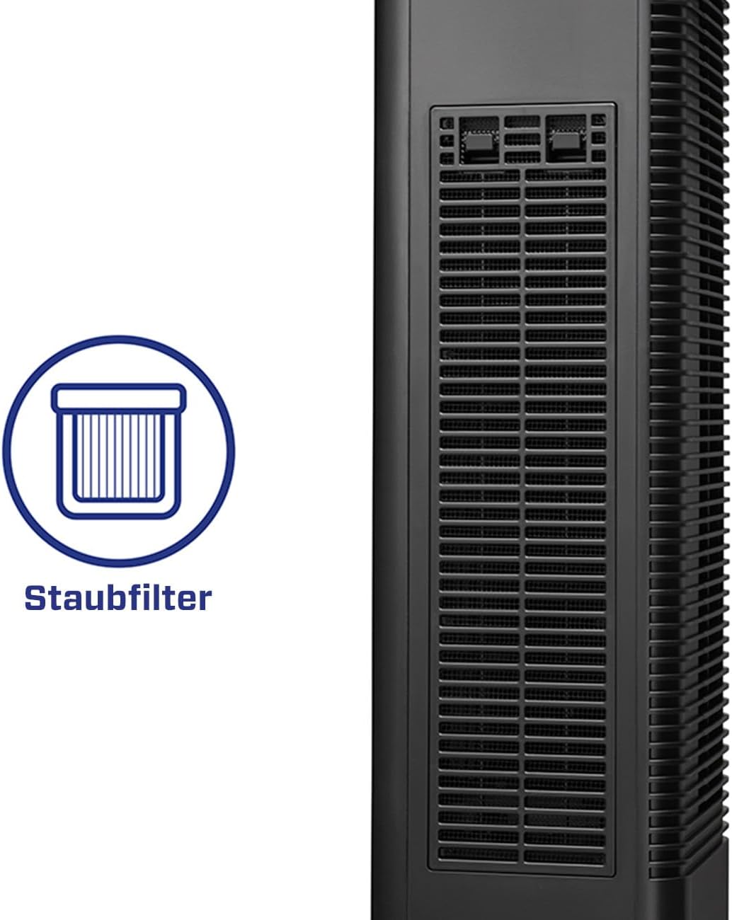 Clean Air Optima CA-904 - Design Heizlüfter - Heizen und kühlender Brise - Heizung: 1000/2000 Watt -