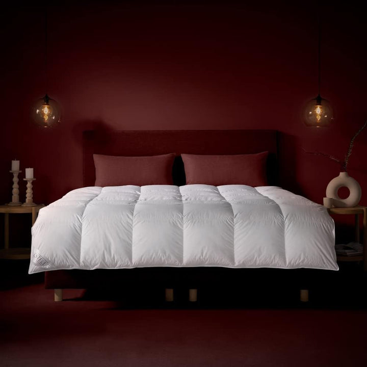 ESTELLA Bettdecke Winter Elegance | Weiss | 135x200 cm | Ultraleicht &amp; wärmend, 135x200 cm