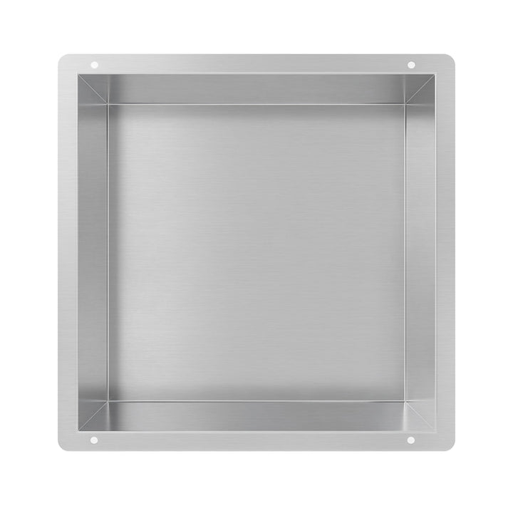 Neodrain Wandnische Dusche Edelstahl Duschnische Randlos 30 x 30 cm Einzelregal Lagerung für Badezim