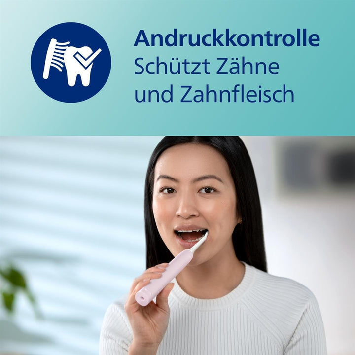 Philips Sonicare 3100 Series elektrische Zahnbürste mit Schalltechnologie, mit Drucksensor und Bürst