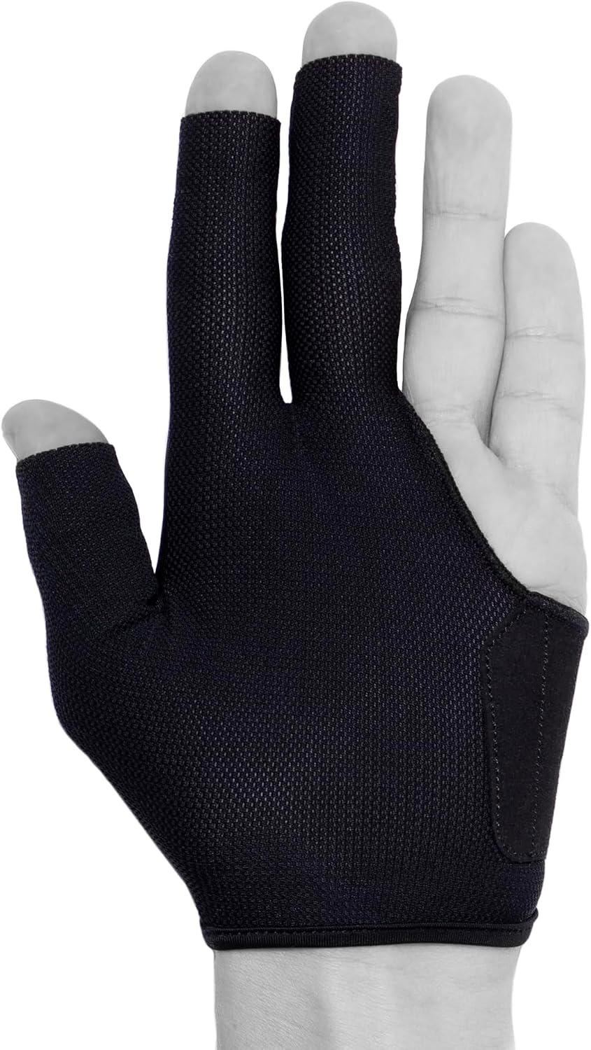 KAMUI Billardhandschuh QuickDry für linke Hand, Rot XL, XL