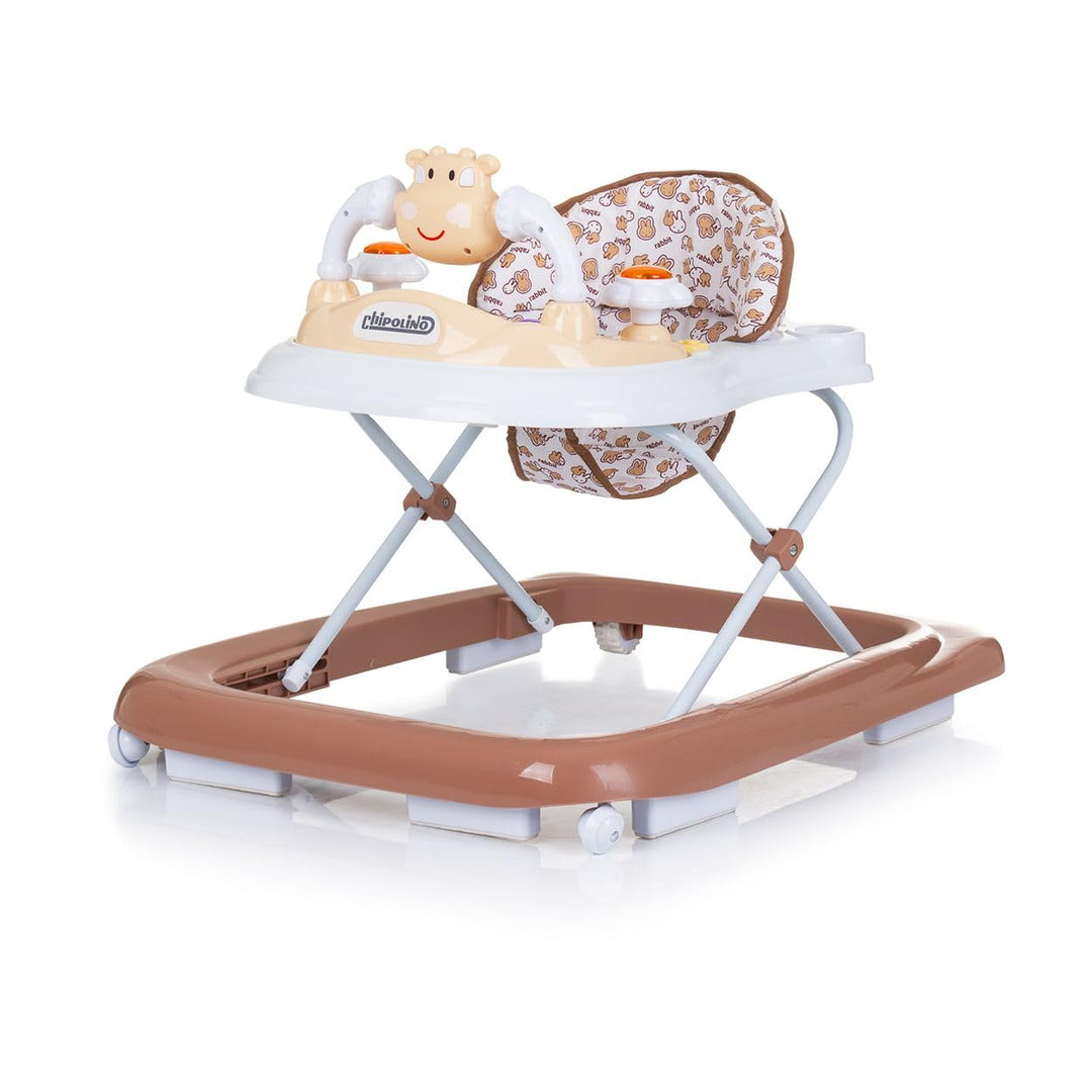 Chipolino Lauflernhilfe Little Cow Räder Stopper Höhenverstellbar Musik Licht braun, braun
