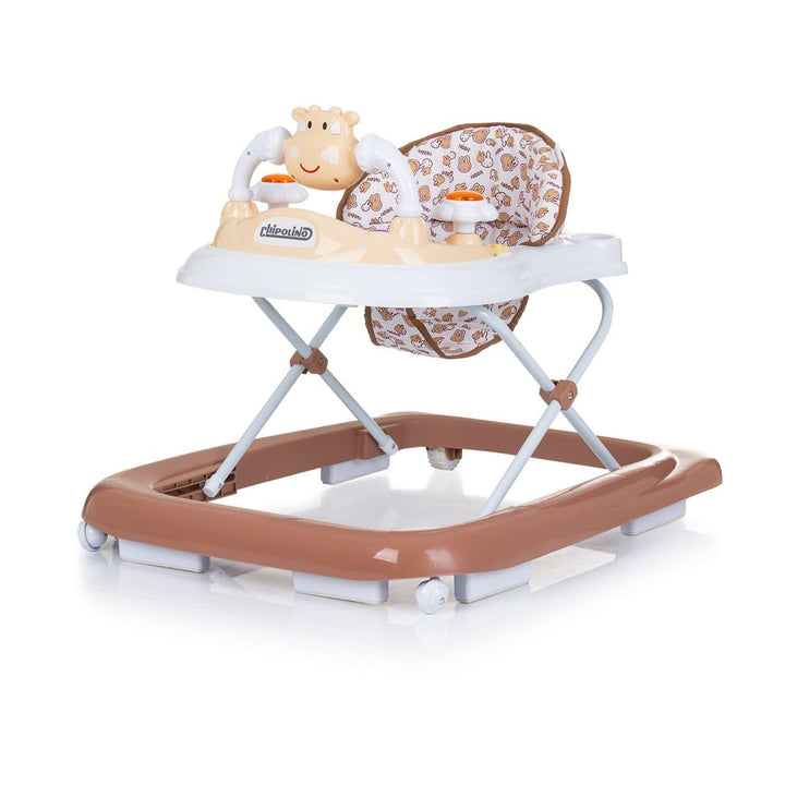 Chipolino Lauflernhilfe Little Cow Räder Stopper Höhenverstellbar Musik Licht braun, braun