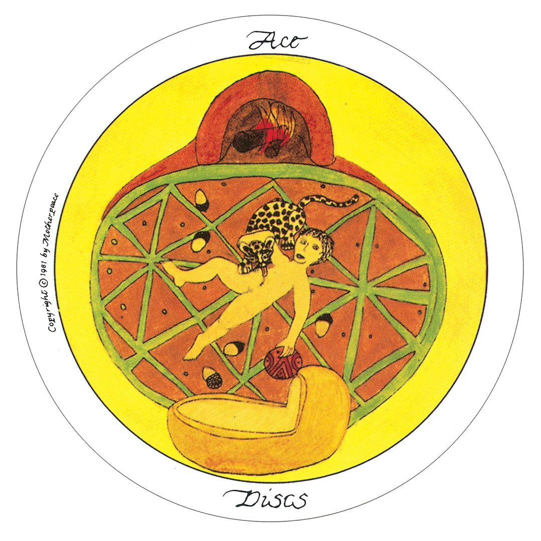 The Motherpeace Round Tarot Deck: 78-Card Deck, Karten