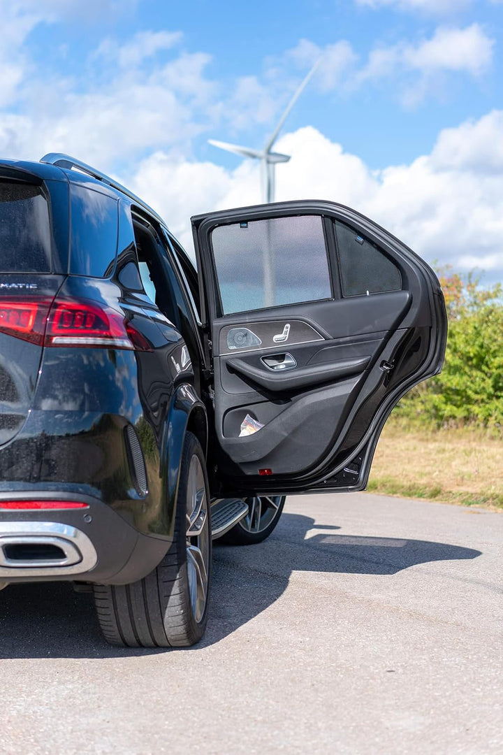 Satz Car Shades (Hintertüren) kompatibel mit Mercedes GLE (W167) 2019- (4-teilig)