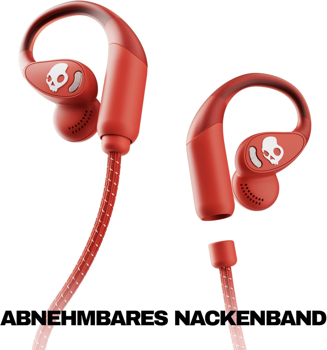 Skullcandy Push 540 Open Drahtlose Bluetooth Open-Ear-Ohrhörer, Kopfhörer, schweiss- und wasserresis