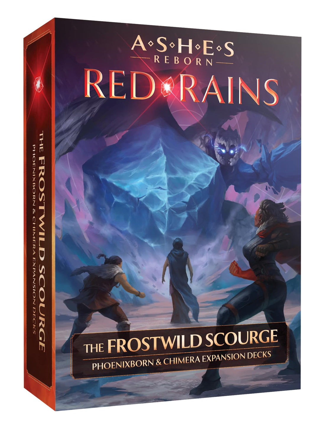 Plaid Hat Games - Ashes Reborn Red Rains The Frostwild Scourge - Card Game - Ages 14+ - 1-2 Players