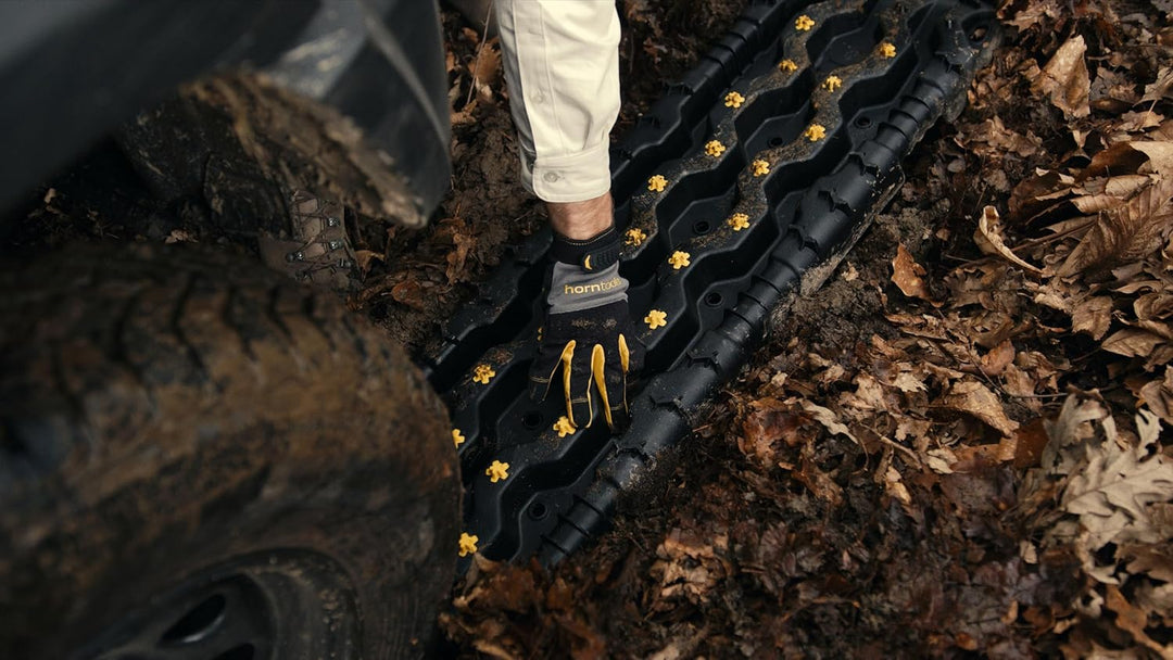 Horntools Recovery Boards 2 Stück für für 4X4 Offroad, Schlamm, Sand, Schnee, Sandbleche, Sandbrette
