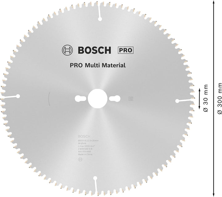 Bosch Accessories Bosch Professional 1x Kreissägeblatt Multi Material (für Multimaterial, Sägeblatt