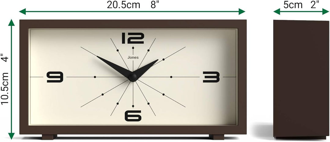 JONES CLOCKS® Schreibtischuhr &