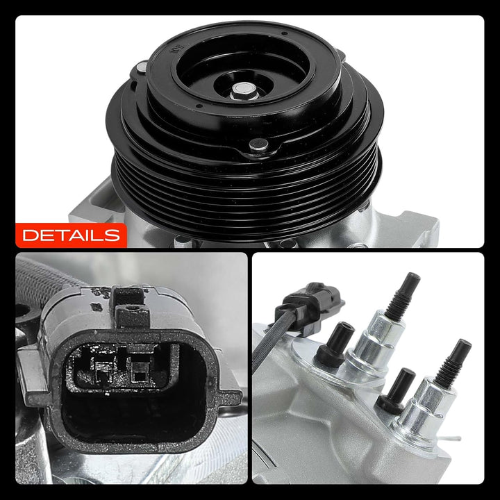 Frankberg Klimakompressor Klimaanlage Kompatibel mit Fluence L3 2.0L Benzin 2010-Heute Replace# 9260