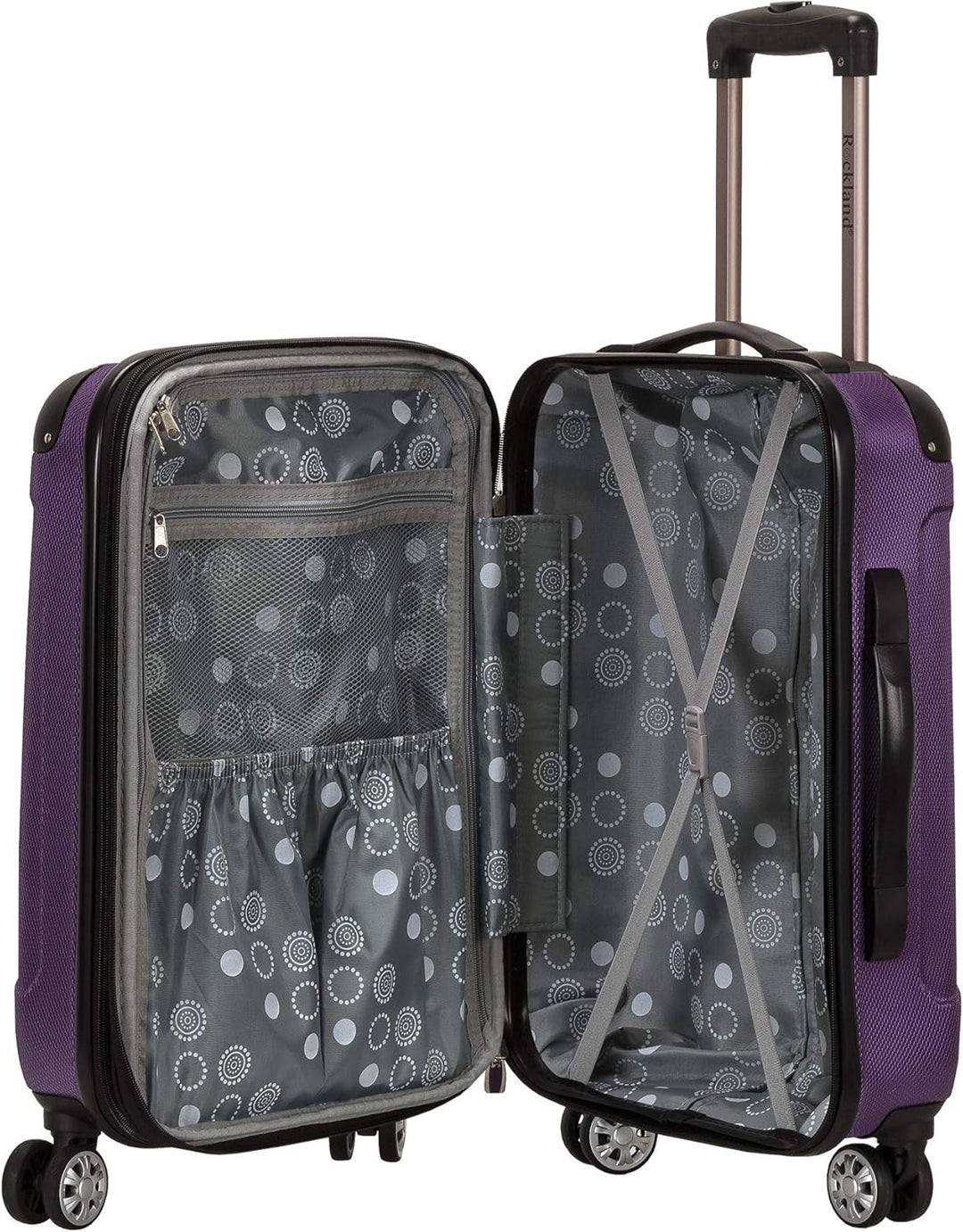 Rockland London Hardside Spinner Rad Gepäck, violett, 3-Piece Set (20/24/28), London Hartschalen-Kof