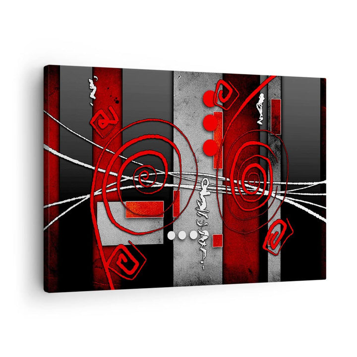 Bilder auf Leinwand Grafik geometrische figuren kreis Leinwandbild 70x50cm Wandbilder Dekoration Woh