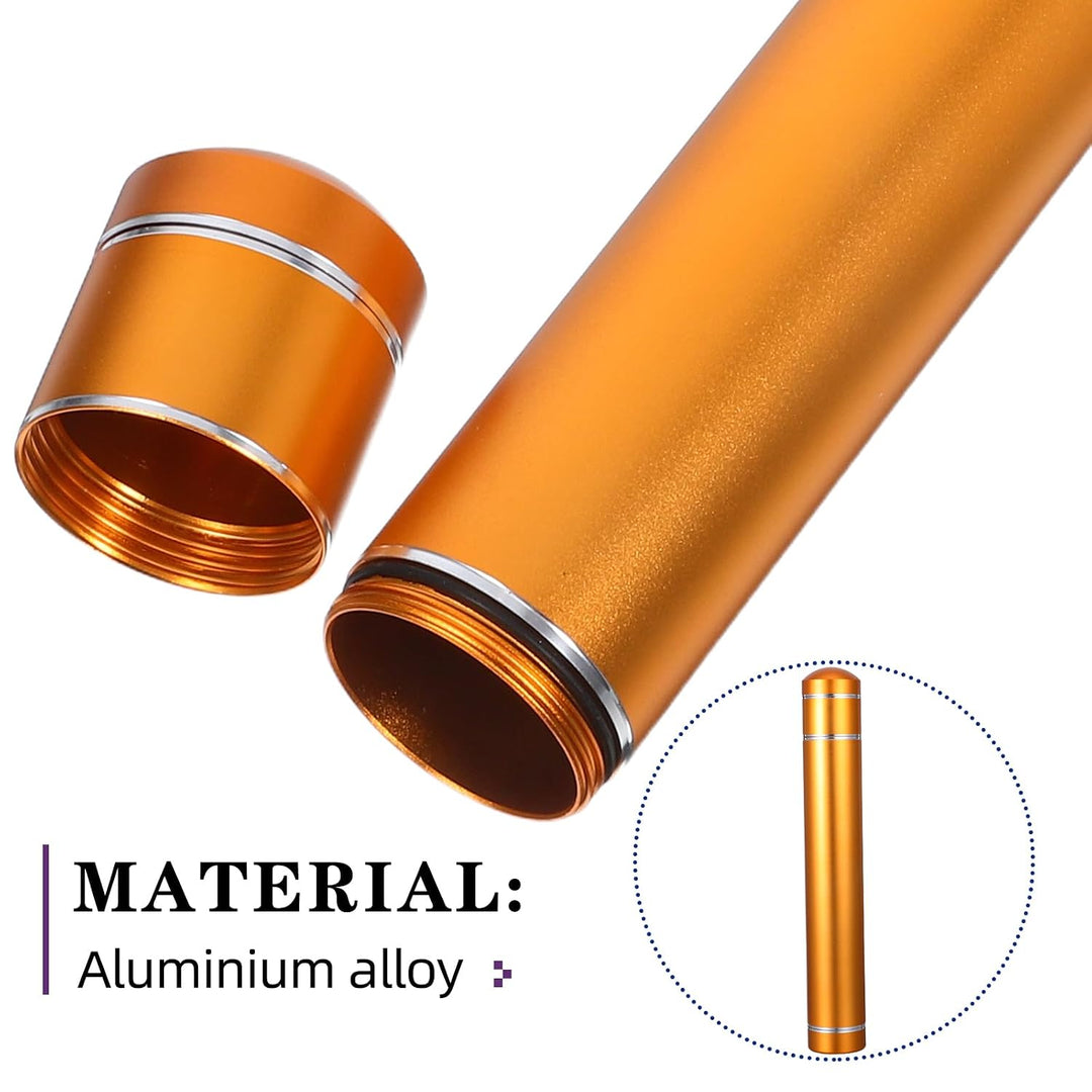 FOMIYES Zigarrenhülse aus Aluminiumlegierung: Tragbarer luftdichter Halter für einzelne Zigarren – s