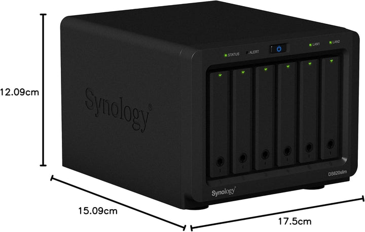 Synology 6 Bay 6,3 cm NAS DS620slim (Diskless)
