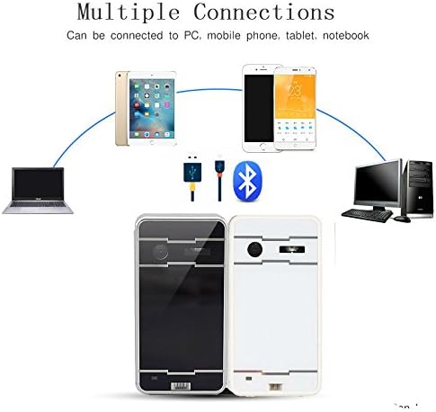 Bluetooth Mini Tastatur Drahtlose virtuelle Projektionstastatur Tragbare wiederaufladbare englische