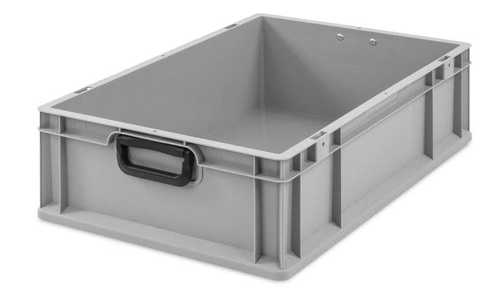 aidB Transportbox NextGen Portable Duo Eurobox mit handlichen Koffergriffen 600x400x170 mm, Transpor