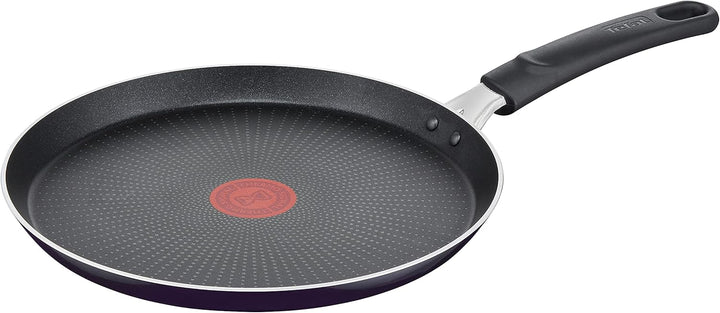 Tefal Resist Crêpepfanne 25 cm, Pfannkuchenpfanne nicht induktionsgeeignet, Titanium Antihaftversieg
