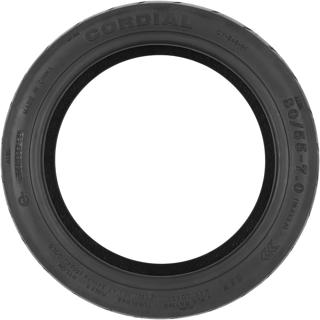 Fututech 80/55-7,0 (10,5 x 3,0) Vakuumreifen für Segway Ninebot P65 10,5 Zoll, selbstreparierbarer R