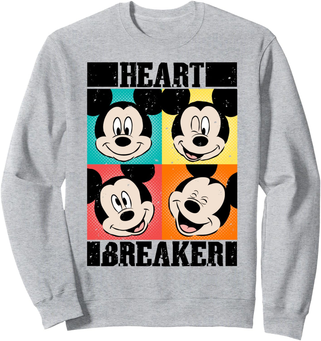 Disney Mickey And Friends Mickey Heart Breaker Box Up Sweatshirt
