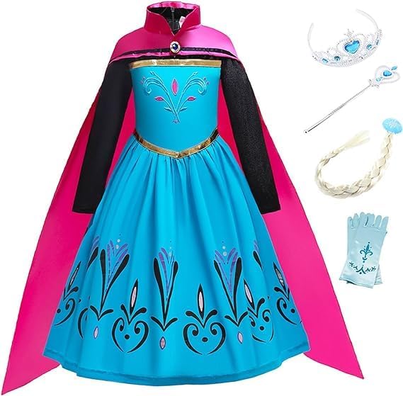 FStory&Winyee Karneval Verkleidung Mädchen Prinzessin Kostüm Kinder Karneval Kostüm Cosplay Kleid Ei