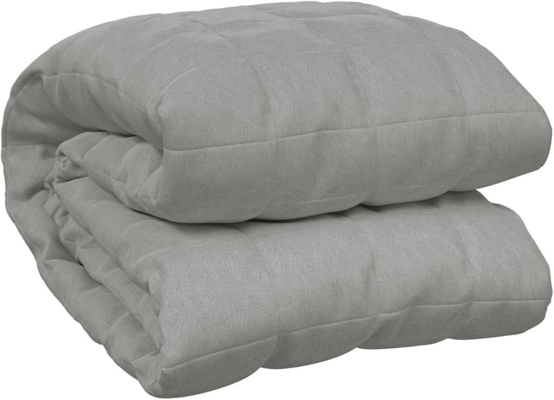 Gewichtsdecke Weighted Blanket Schwere Decke Zum Schlafen Schwere Decke Grau 220x240 cm 11 kg Stoff