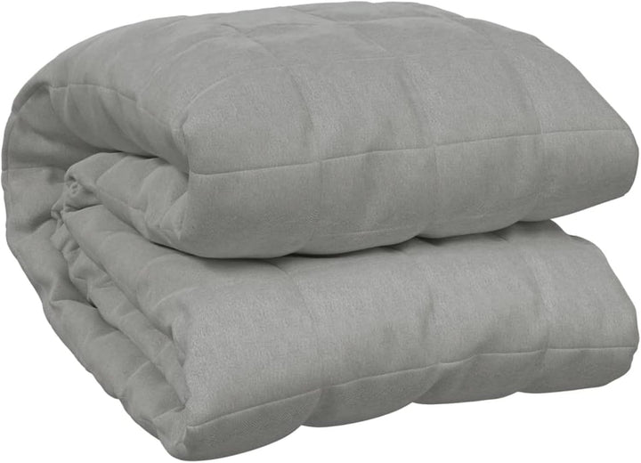 Gewichtsdecke Weighted Blanket Schwere Decke Zum Schlafen Schwere Decke Grau 220x240 cm 11 kg Stoff