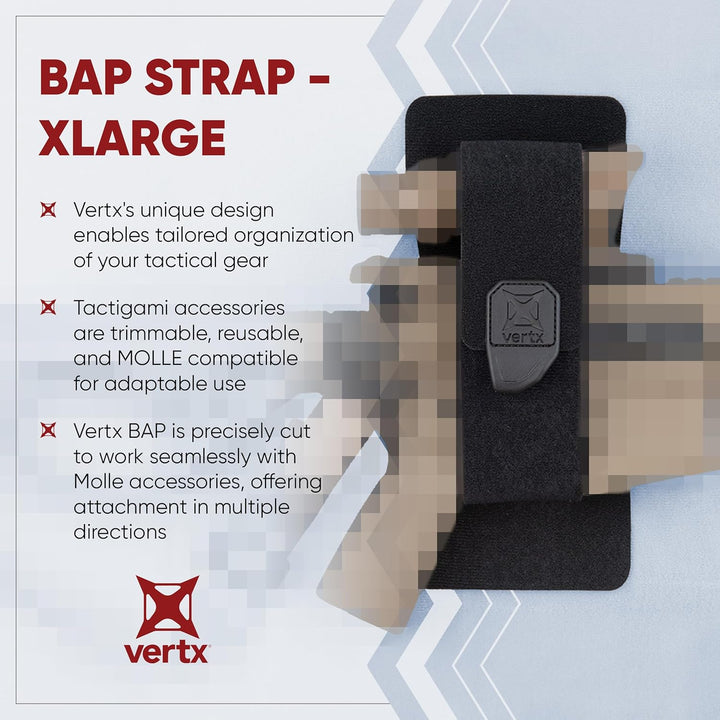 Vertx Tactigami BAP Tactical Belt Adapter Panel Strap Attachment Compatible with MOLLE System Access