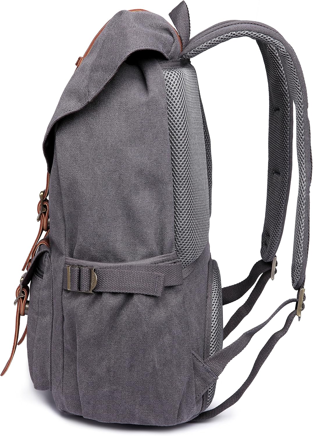 KAUKKO Unisex Ep5 Rucksack 45 x 27 x 17cm (HxBxT) （canvas Grau）, 45 x 27 x 17cm (HxBxT) （canvas Grau