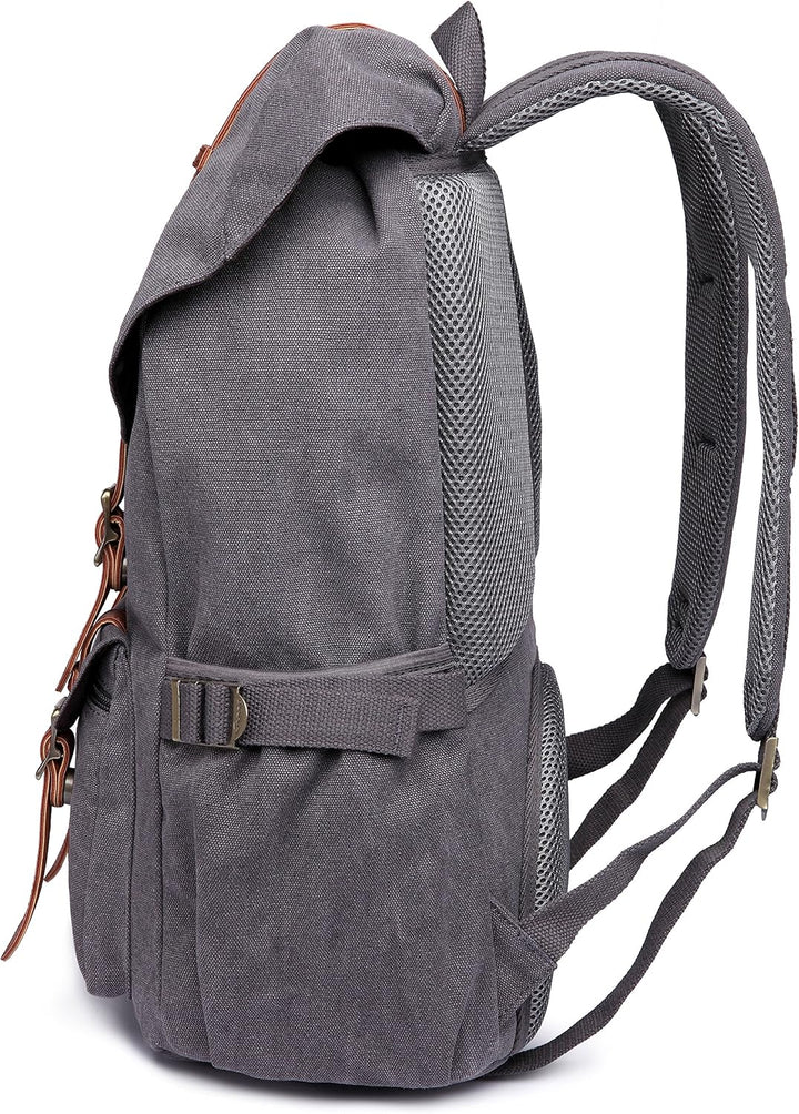 KAUKKO Unisex Ep5 Rucksack 45 x 27 x 17cm (HxBxT) （canvas Grau）, 45 x 27 x 17cm (HxBxT) （canvas Grau