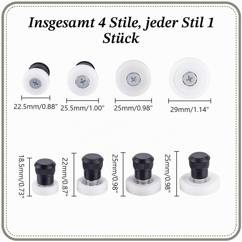 1 Set 4 Grössen Tondreh Und Trimm Spinner Werkzeug Praktisches Töpferscheiben Trimmer Werkzeug Ton F