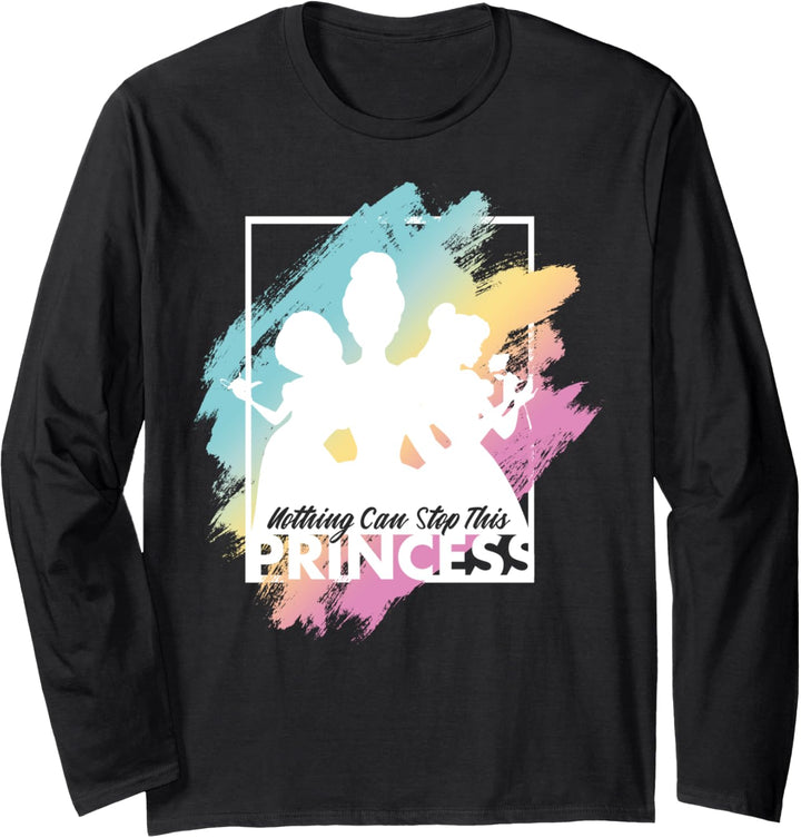 Disney Princess Gradient Group Silhouette Langarmshirt