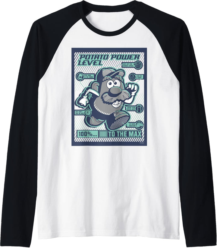 Mr. Potato Head Potato Power Level Poster Raglan