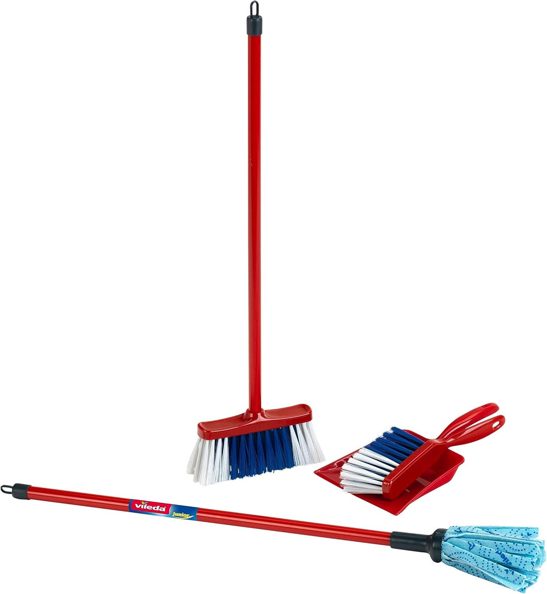 Theo Klein 6765 Vileda Cleaning Station I Kinder-Putzset inkl. Besen, Wischmop u.v.m. I Leicht monti