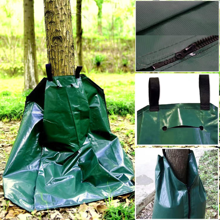 Vrgadonor Baumbewässerungsbeutel,langlebiger PVC-Bewässerungsbeutel mit langsamer Freisetzung und Re