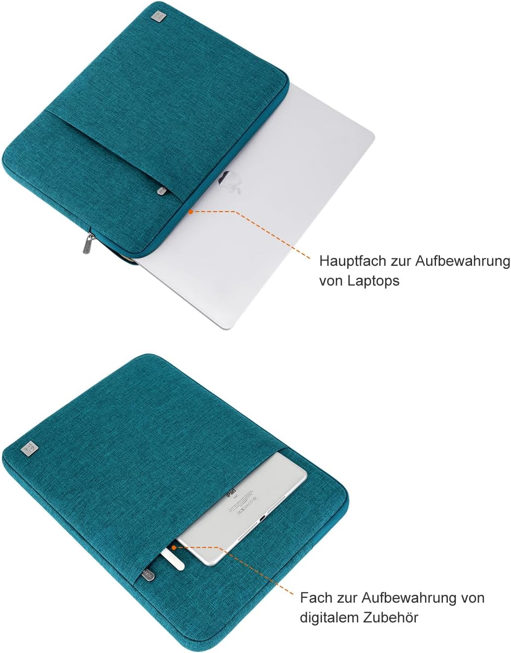 DOMISO 17 Zoll Wasserdicht Laptop Sleeve Case Notebook Hülle Schutzhülle Tasche Laptoptasche Schutza