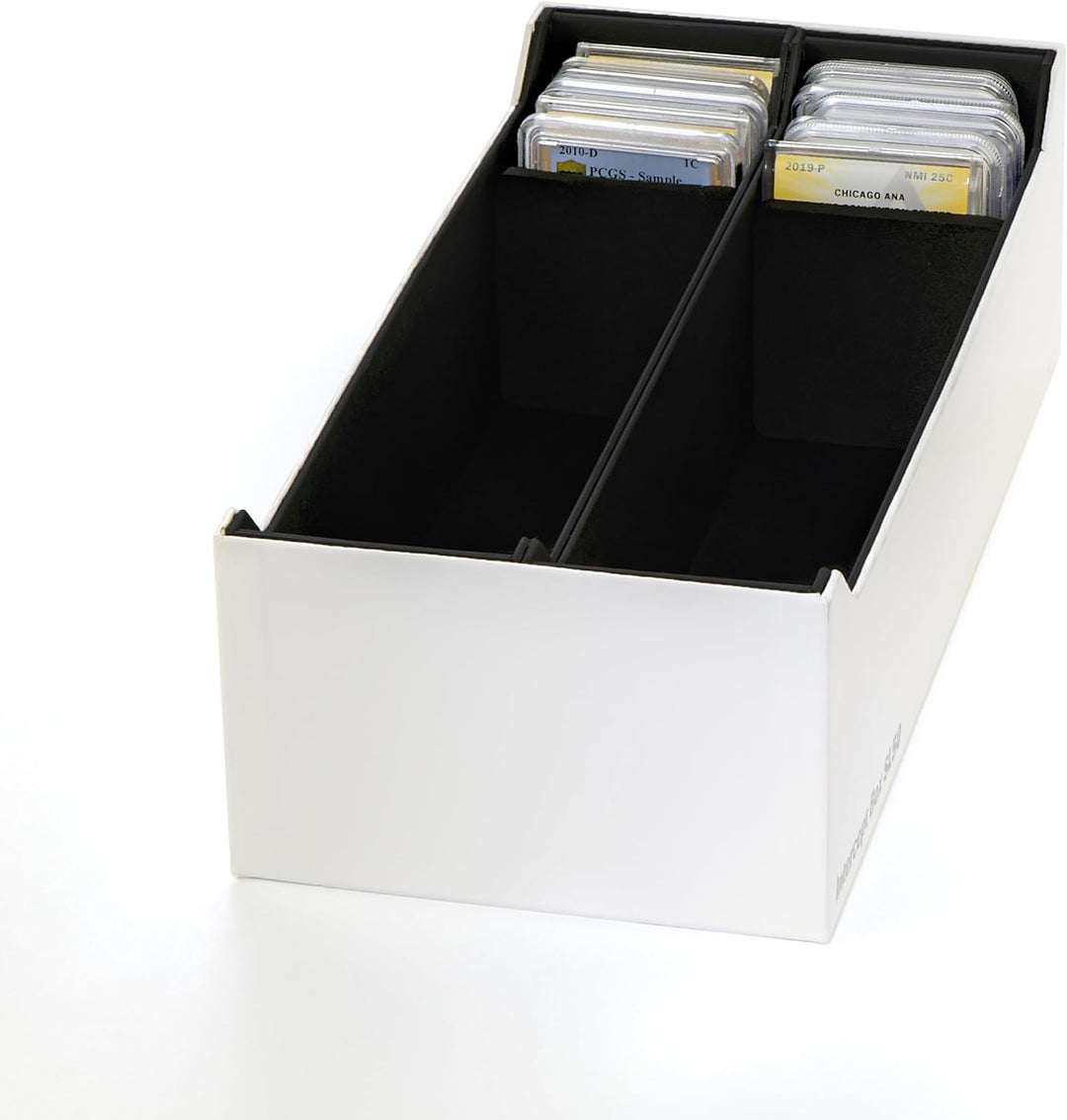 Leuchtturm 345237 INTERCEPT Box für 50 Slabs - z.B. für EVERSLABS, QUICKSLABS PCGS, NGC - Aufbewahru