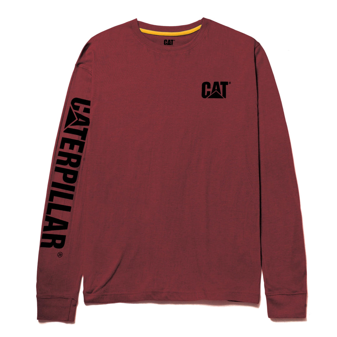 Caterpillar Cat Longsleeve 1510034-016-L S Brick Heather, S Brick Heather