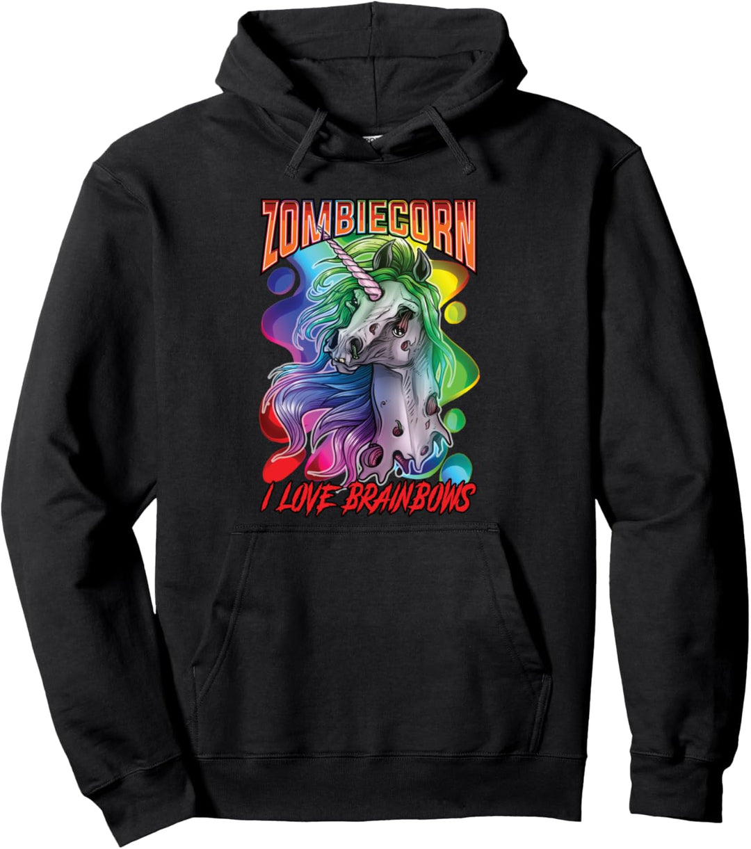 Zombie Unicorn - Zombiecorn Goth Gifts For Teens & Women Pullover Hoodie