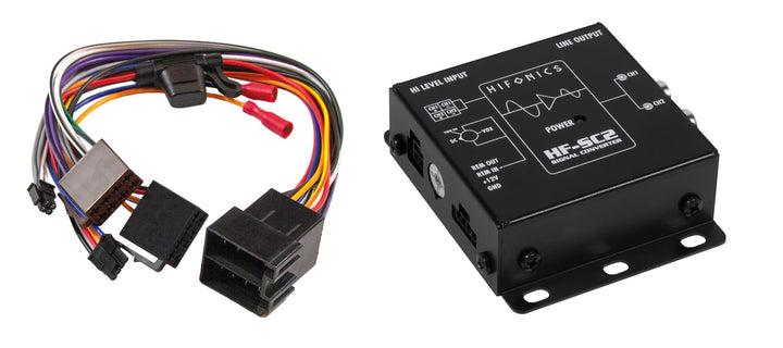 Hifonics HF-SC2-ISO - 2-Kanal "High To Low Level" Konverter mit automatischer Einschaltfunktion und