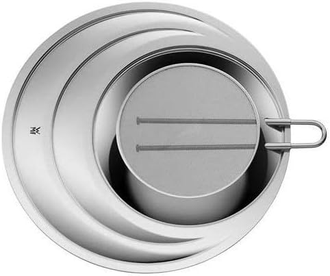 WMF Profi Plus Spritzschutz Küche für Ø 20-28 cm & BBQ Servierzange 32,5 cm, Cromargan Edelstahl, Ku
