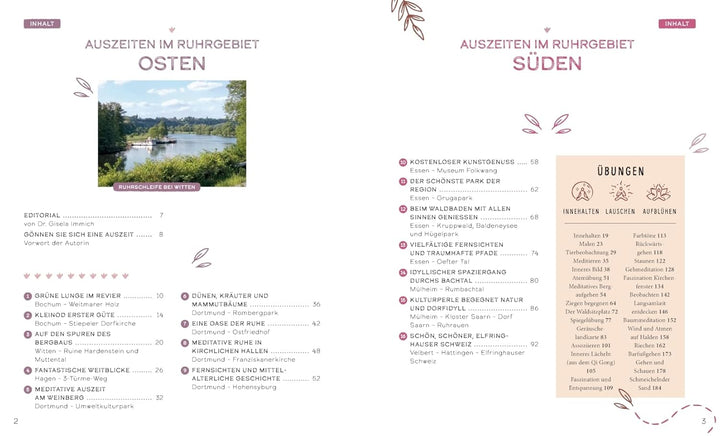 Auszeiten für die Seele im Ruhrgebiet: 33 Orte zum Innehalten, Lauschen und Aufblühen, Taschenbuch