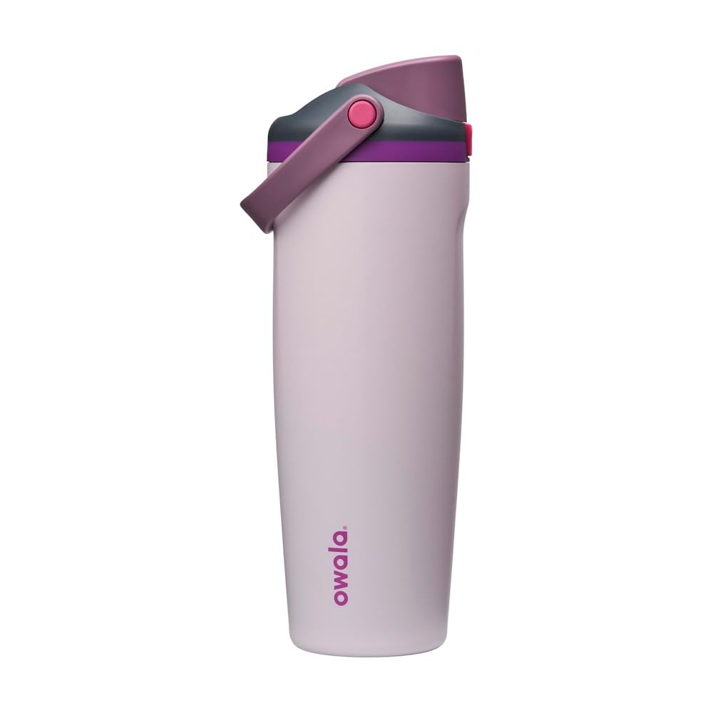 Owala FreeSip Sway Isolierte Edelstahl Trinkflasche mit Strohhalm und 2‑in‑1‑Trinköffnung, 890ml, in