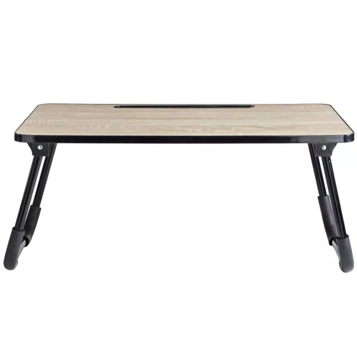 HYFIVE Faltbarer Laptoptisch für Knietablett – Holz-Effekt Arbeitsständer für den Einsatz auf einem