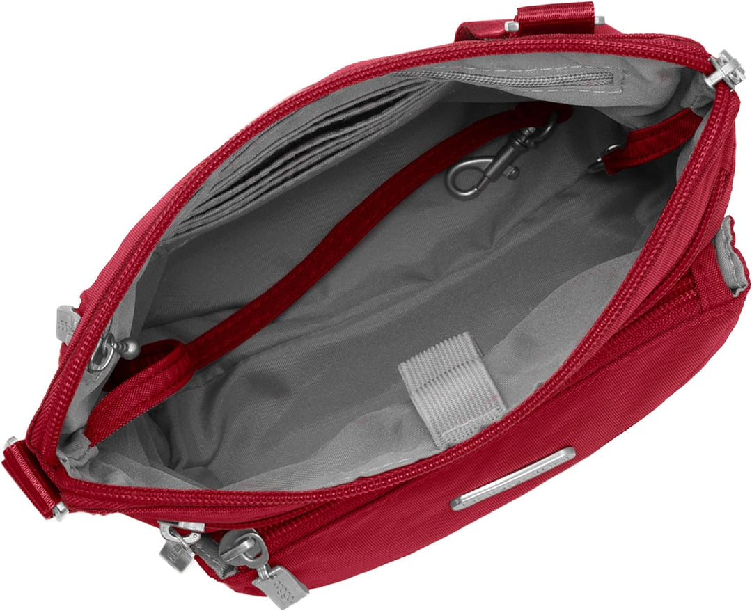 Baggallini Damen Pocket Crossbody Umhängetaschen Apfel, Apfel