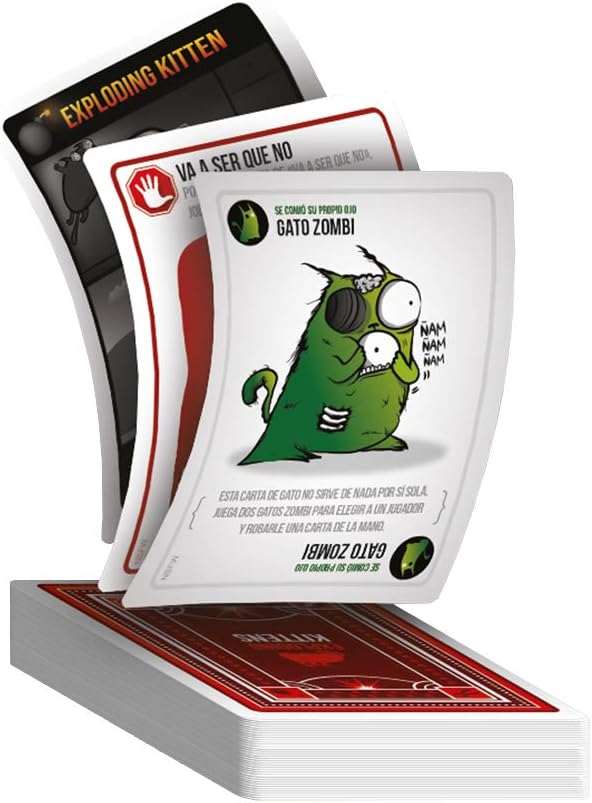 Asmodee Exploding Kittens Explodierende Kätzchen, NSFW, Spanisch, ab 18, Spanisch