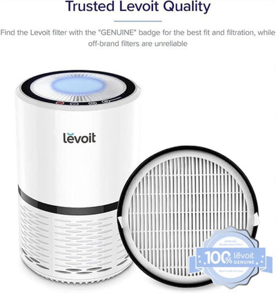 LEVOIT 1Pack LV-H132-RF Ersatzfilter, HEPA-filter, hocheffizienter Aktivkohlefilter und Vorfilter, g