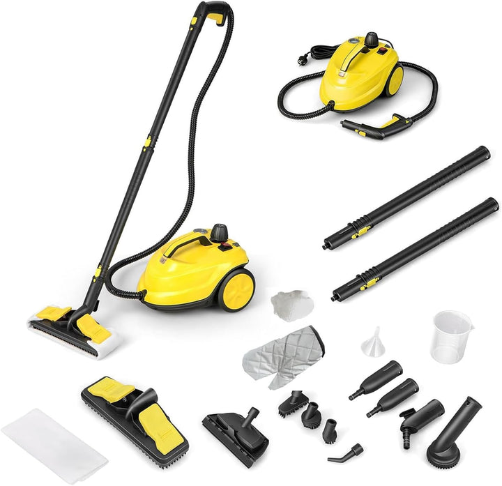 GOPLUS Dampfreiniger, Flächenleistung: 108 m², Dampfdruck: 5 bar, 1,8 L Wassertank, Aufheizzeit: 8 m