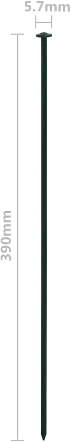 Susany Teichzaun-Set Gartenzaun Teich, Zaun, Set, Gitterzaun Mit 5 Zaunpaneele und 6 Befestigungspfo