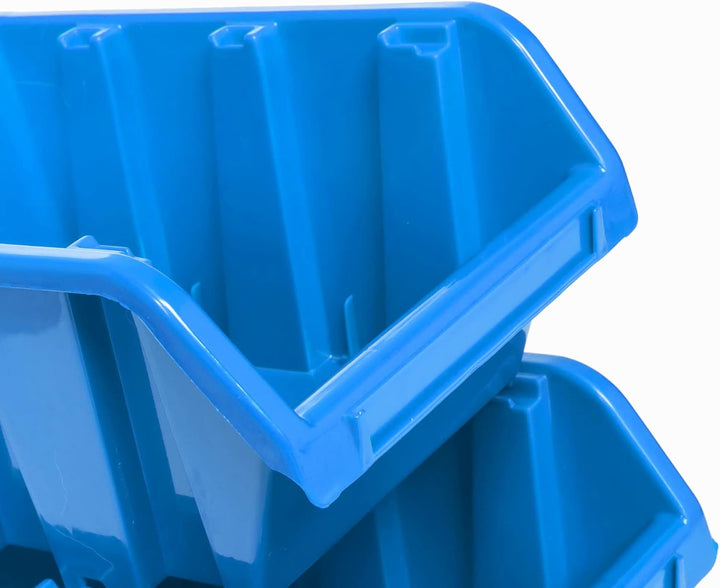 botle 100 x Stapelboxen Werkstatt Garage Sichtlagerboxen Sichtlagerkästen Stapelkisten Sortierboxen